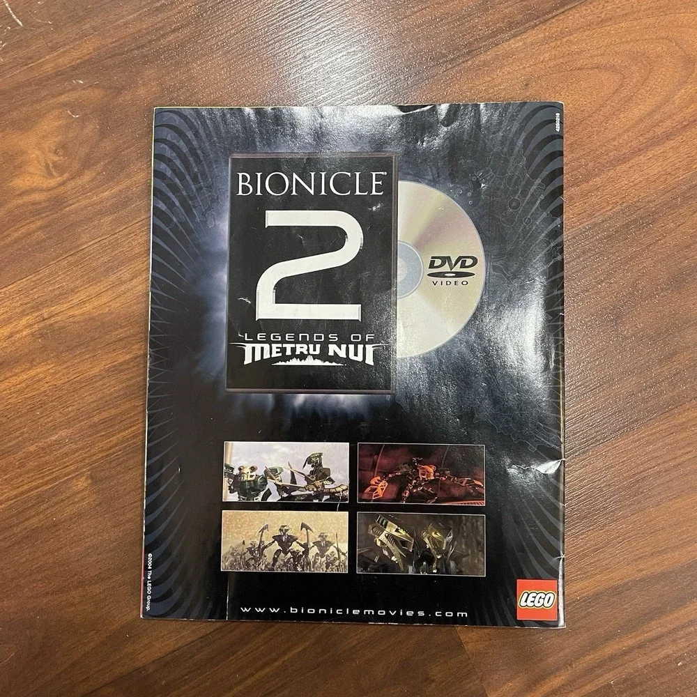 2004 LEGO Bionicle Titans Krekka 8623 Replacement Instructions Manual Only‎ - Picture 2 of 2